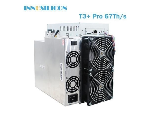 BTC 광부 Innosilicon T3+ Pro 67t 67th/S Bitcoin BTC 광부 기계 Asic 광부