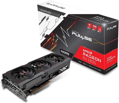 AMD Sapphire Radeon RX 6800 XT 16GB GDDR6 광업 장비 그래픽 카드 고성능