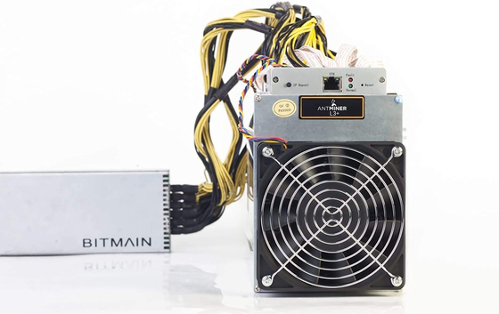 LTC Bitmain Ant갱부 L3+ 600mh/S Asic 광업 기계 850W 11.6-13.0V