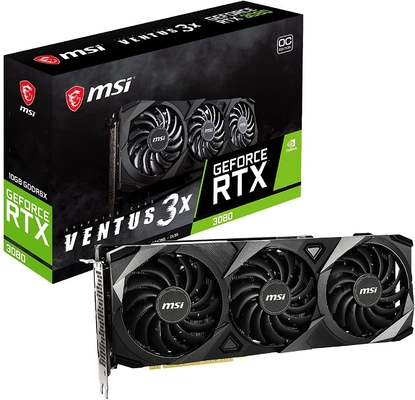 GDDR6 Geforce Rtx 3080 10GB 그래픽 카드 1710MHz OC 에디션 그래픽 카드