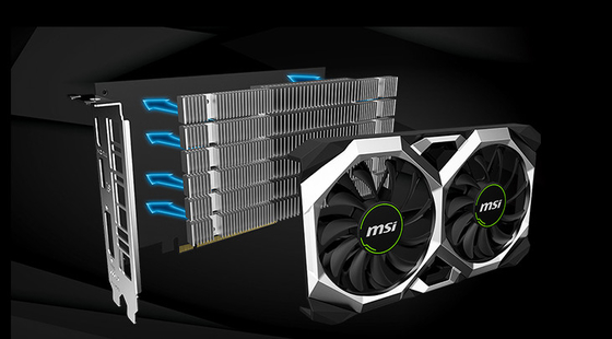 듀얼 팬 냉각 Nvidia Gtx 1660 최고 6gb 그래픽 카드 120W 1770MHz