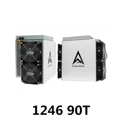 BTC 갱부 Avalon 1246 90th/S 3420W Sha 256 아식 마이닝 머신