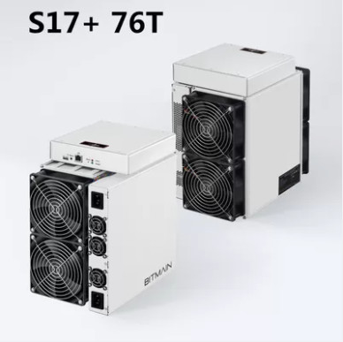 BTC 갱부 Sha 256 Ant갱부 S17+ 76th/S Bitcoin Asic 갱부 2920W 마이닝 머신