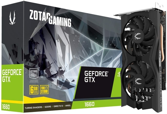 192Bit Mining Rig 그래픽 카드 ZOTAC Gaming GeForce GTX 1660 6GB GDDR5 그래픽 카드